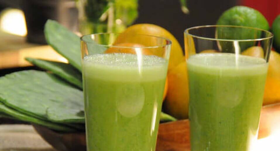 smoothie med grapefrukt og pære