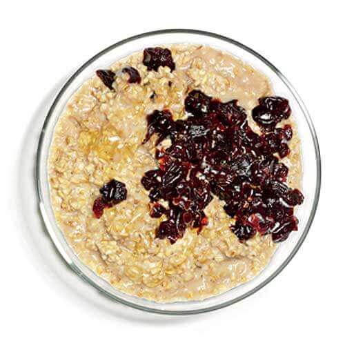 Müsli med kirsebær