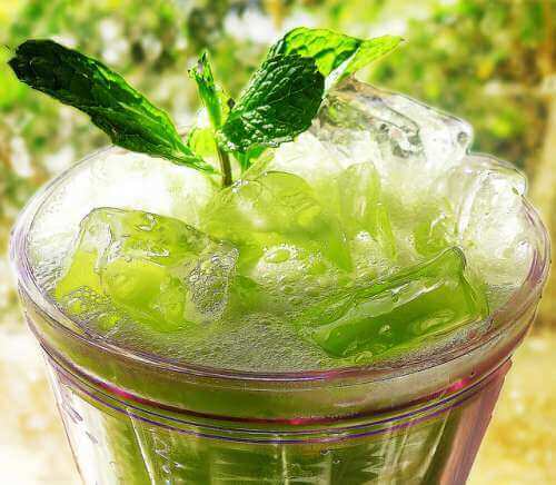 Mynte-og-agurk-juice