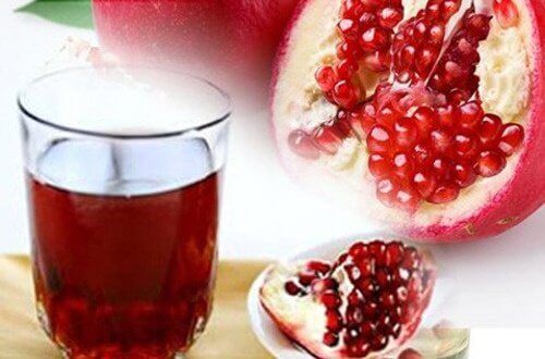 Rens blodårene ved å drikke granateplejuice
