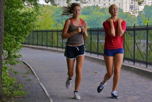 kvinner jogger