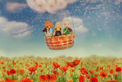 Vennskap i en luftballong