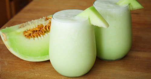 Slitne muskler? Smoothie med melon, spinat og druer - Veien til Helse