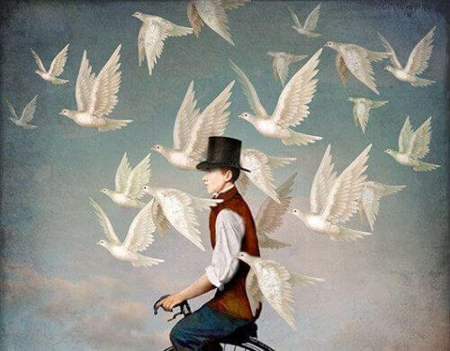 3-mann-på-en-sykkel