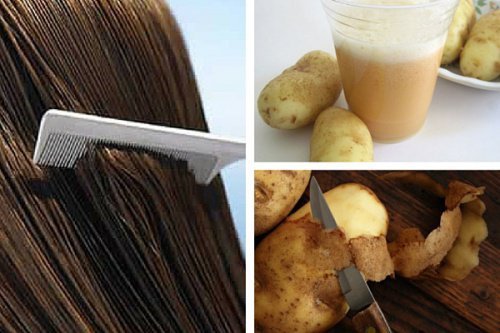 Bruk saft fra poteter for å fremme hårvekst