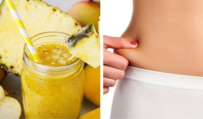 Smoothie med ananas og selleri for vekttap: Deilig!