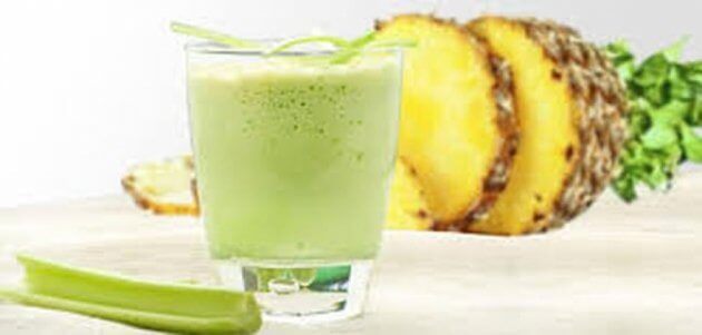 Smoothie med ananas og selleri - en herlig smak