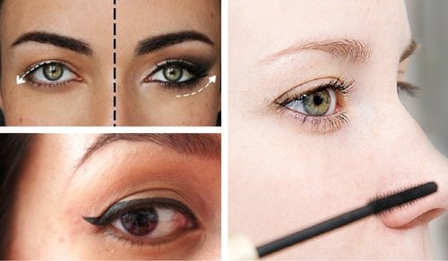 8 kosmetiske triks for å skjule hengende øyelokk