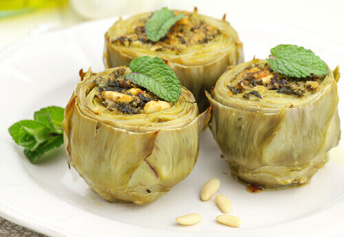 bakte-artisjokker