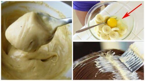 Maske med banan og øl for fabelaktig hår