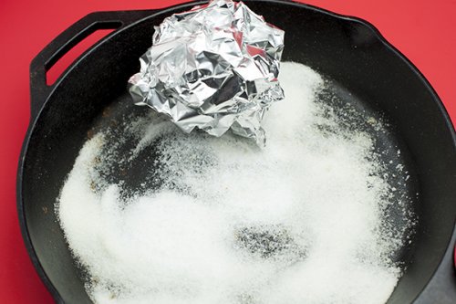 Rengjøring med aluminiumsfolie