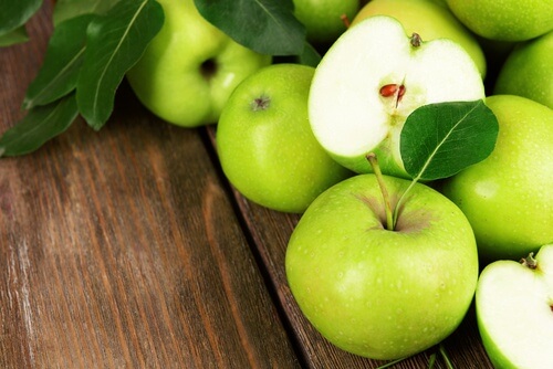 grønne epler fremmer vekttap