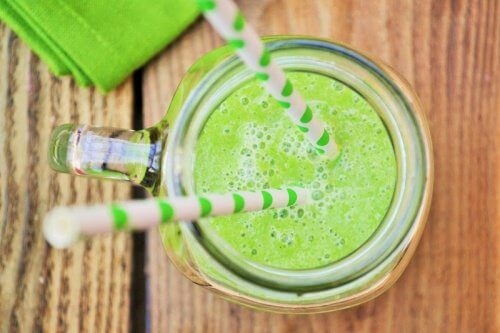 smoothie med melon og eple