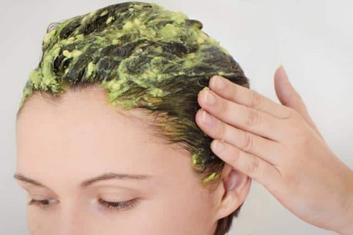 avokado i håret