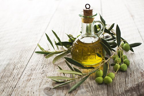Olivenolje og sunne matvarer