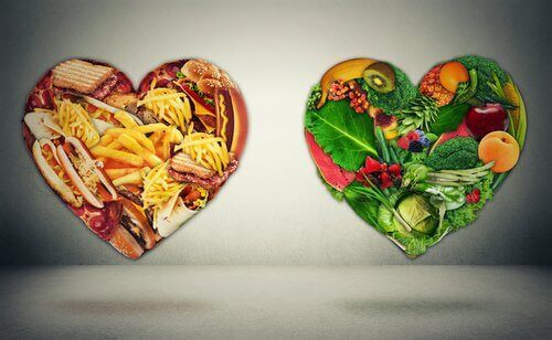 Matvarer i hjerter