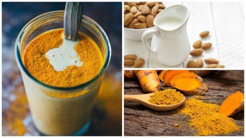 Antiinflammatorisk drikk med gurkemeie og mandelmelk