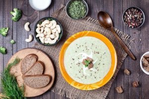 Kremet grønnsakssuppe for smertelindring