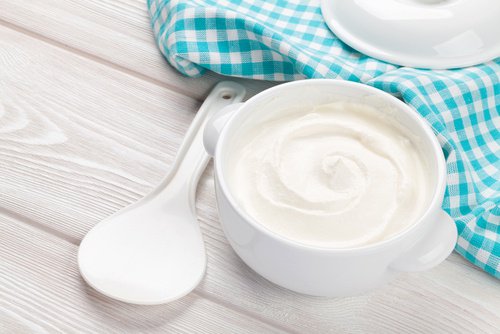 Lettlaget naturlig hjemmelaget yoghurt