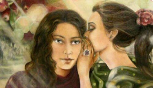 Kvinne deler hemmelighet