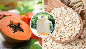 Smoothie med papaya, eple og havre for å balansere fordøyelsessystemet