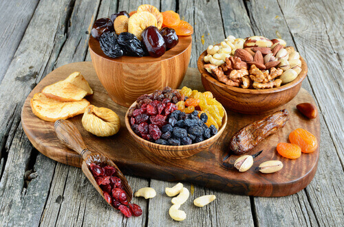 Tørket frukt for en energigivende frokost