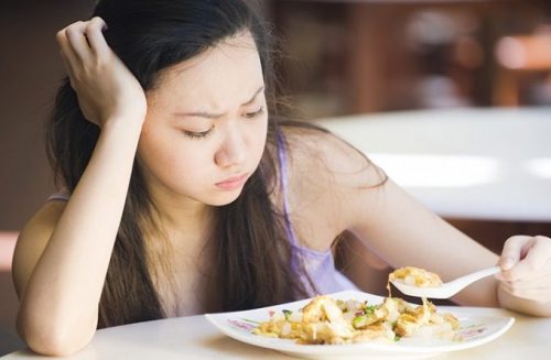 Jente har mistet appetitten