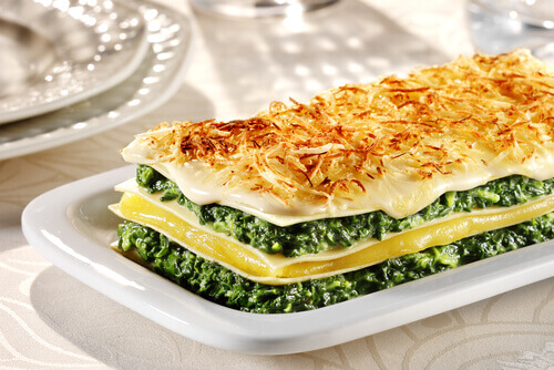 Spinatlasagne