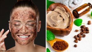 Slik bruker du kaffemasker for å stramme opp ansiktet