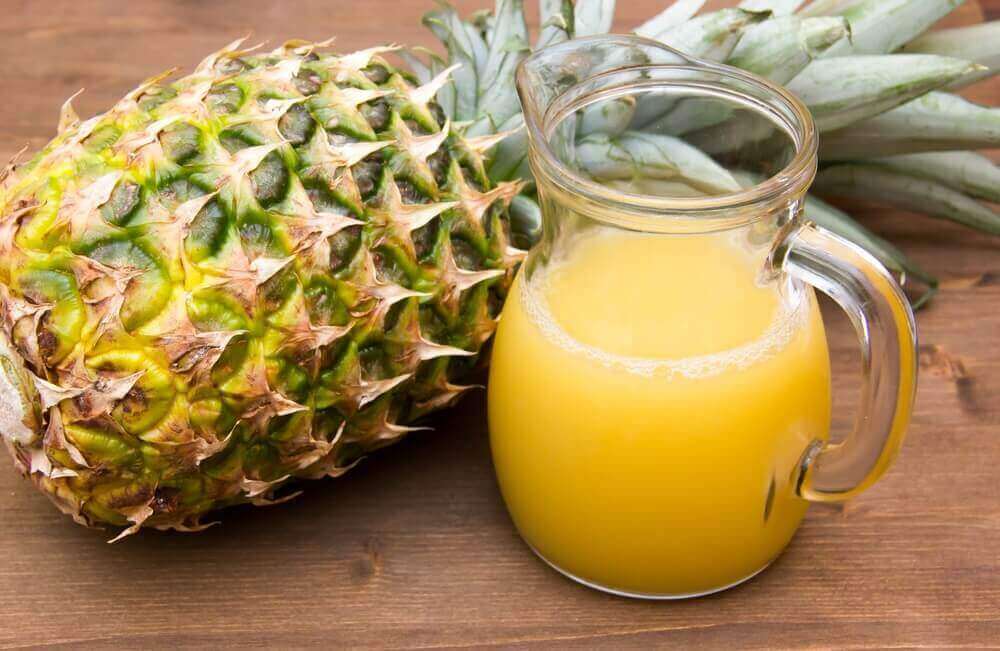 Ananasjuice for god fordøyelse