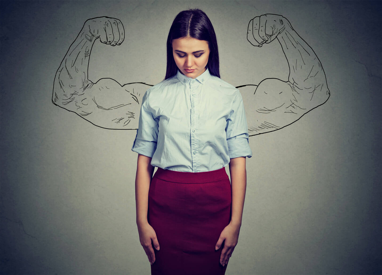 Emosjonelt sterk kvinne