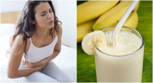 Lindre magesår med potet- og banansmoothie