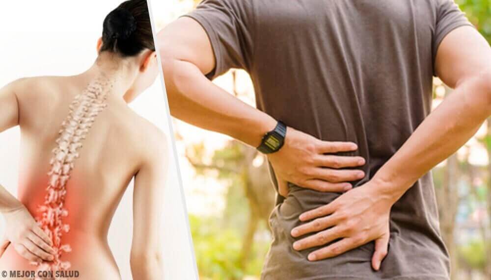 6 helseproblemer som forårsaker smerter i ryggen