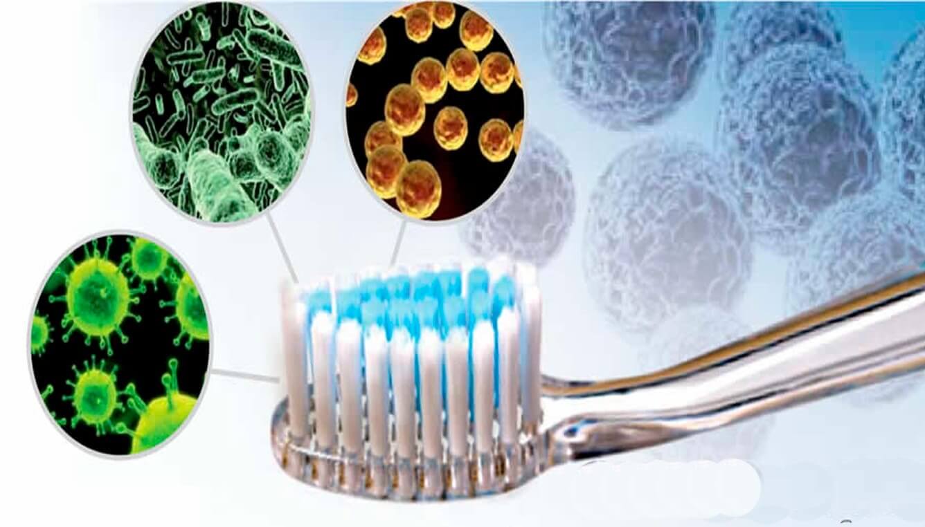 Bakterier på tannbørste