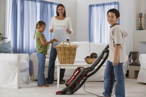 Gode rengjøringsvaner med familien