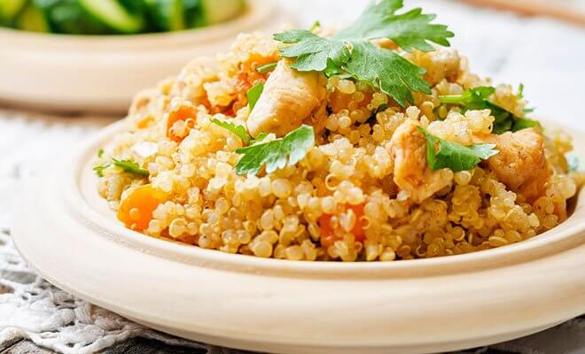 Quinoa med kylling