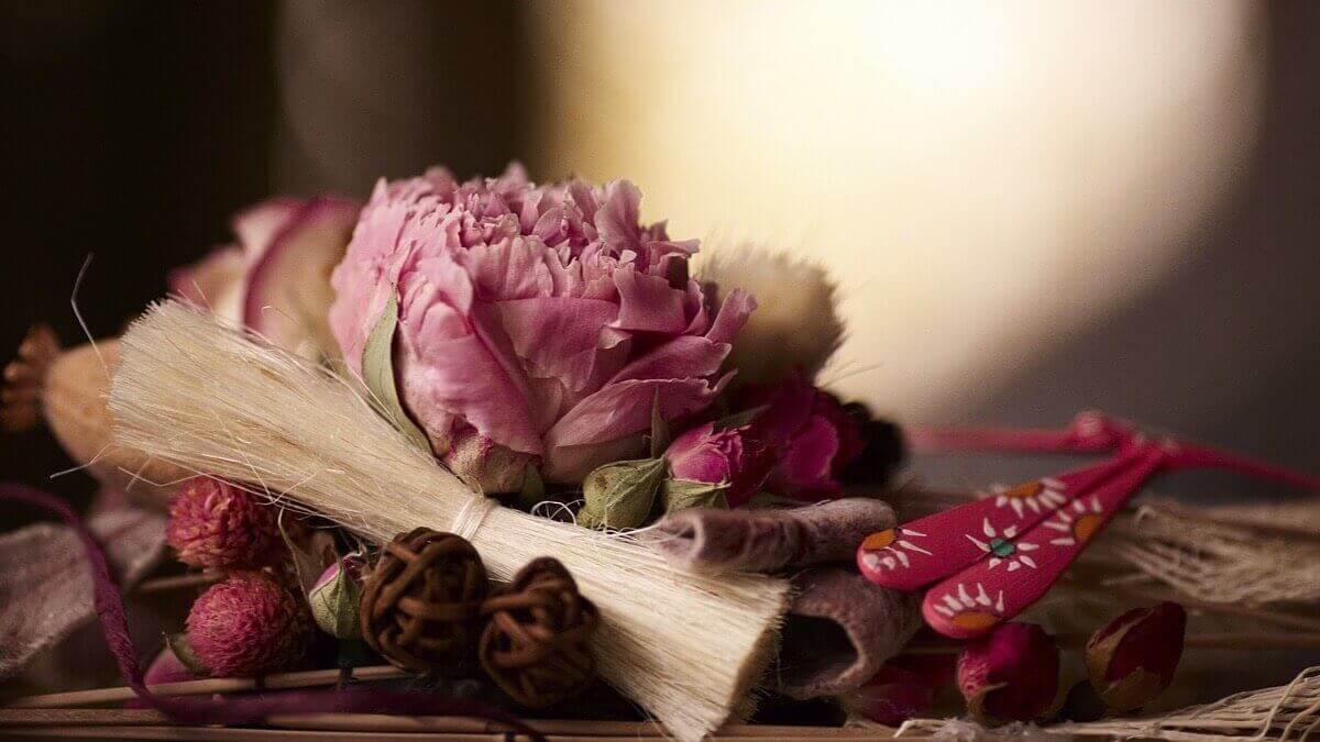 Tørkede blomster