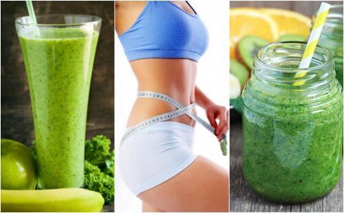 gå ned i vekt med 5 grønne juiceoppskrifter