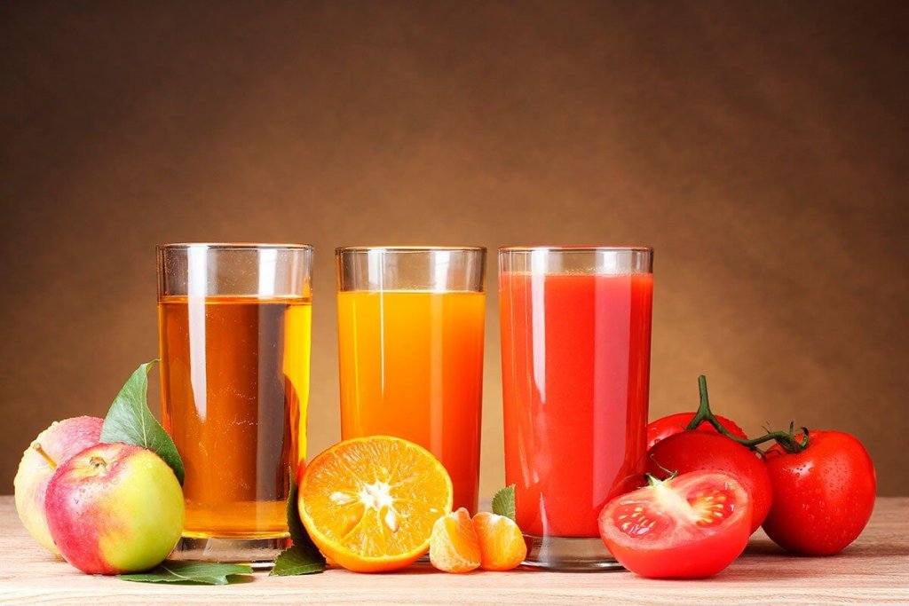 Frukt- og grønnsaksjuicer som vil hjelpe deg ned i vekt