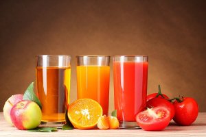 Frukt- og grønnsaksjuicer som vil hjelpe deg ned i vekt