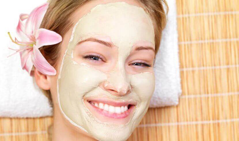Maske mot fet hud