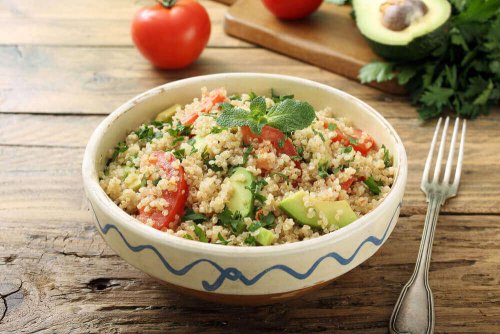 Salater med quinoa