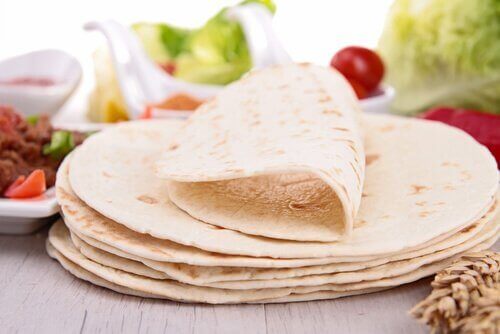 Hvetetortillas