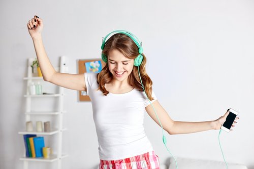 Tenåring danser