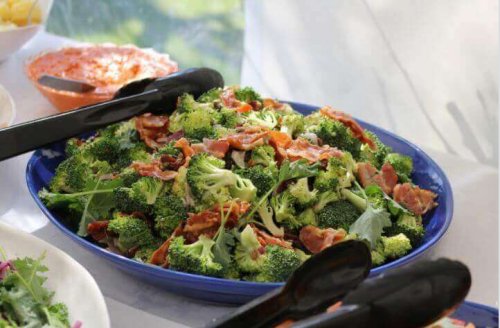 Brokkoli- og skinkegryte, en lett hjemmelaget oppskrift