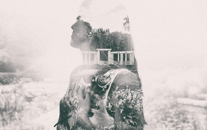 kvinne som går ut av sin komfortsone