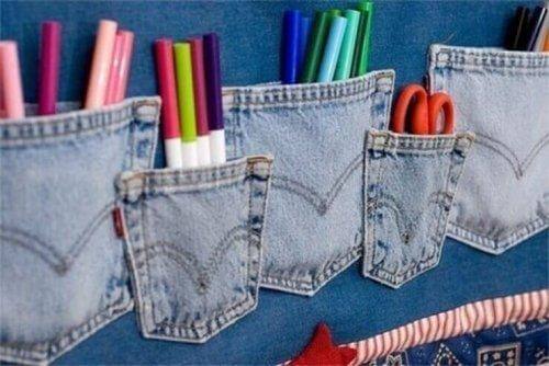 Hva med å sy penneholdere?