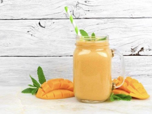 mango og kokosmelk