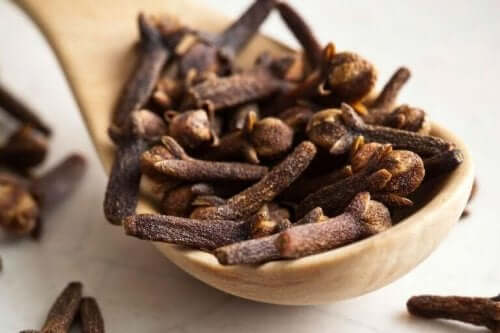 Bruk av nellik for fordøyelsen.