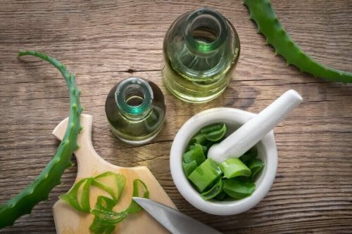 Aloe vera-salve.